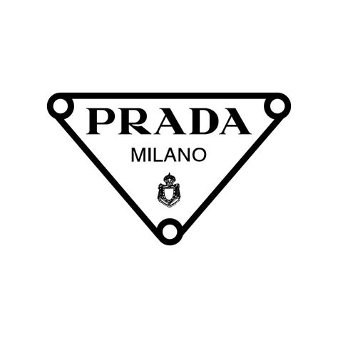 marchio prada triangle nuovo|prada symbole logo.